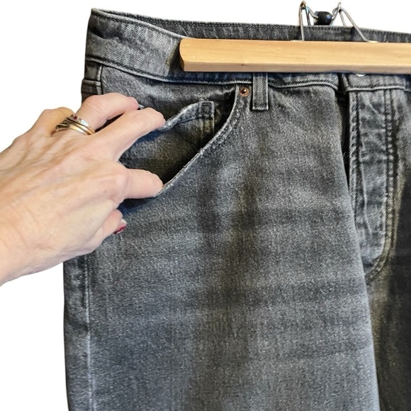 Old Navy Distressed OG Straight-Secret Smooth Pockets-Button Fly-Size 16 NWT - Picture 5 of 12